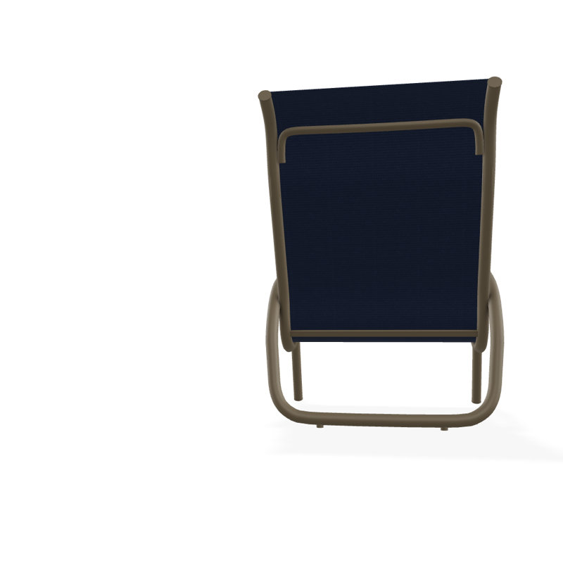 Beach Chair, Navy 13D Sunbrella®, Textured Beachwood