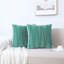 Housse de coussin plissée carrée en velours de polyester-292836137-292836128