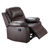 Azuredee 38.5" Wide Faux Leather Manual Standard Recliner