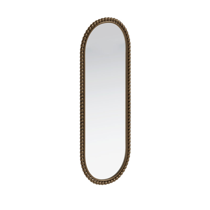 Miroir rétro Iron Art (miroir inclus seulement), Doré