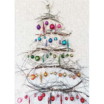 Tapis gris noël