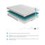 Firm Gel-Infused Memory Foam Hybrid Mattress - Dark Grey, Boxed for Sturdy Comfort-1990412913-1990412918