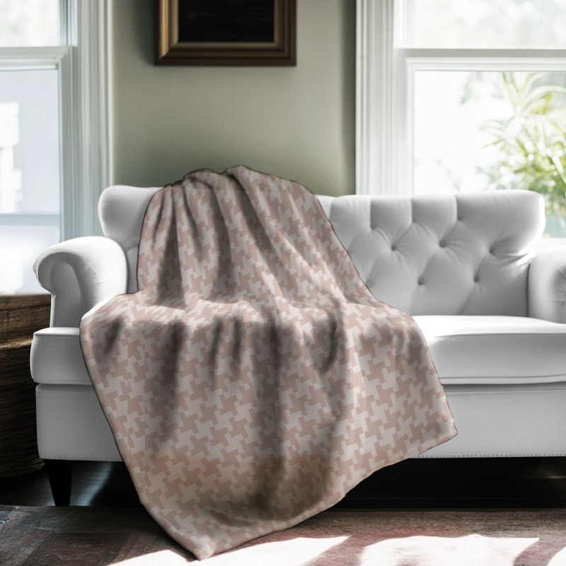 Neutral Serenity - 1 Piece Premium Sherpa Blanket, 50" W x 60" L