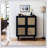 4-Doors Mesh Storage Cabinet With Eight Spacious Shelves, Ideal For Entryway, Living Room, And Hallway-1448558234
