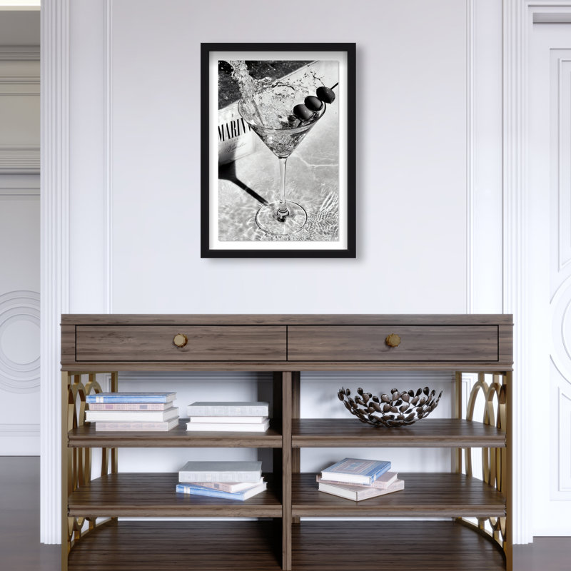 Chill Time II Print by Oliver Gal, 37.5"H x 25.5"W, Black Shadowbox