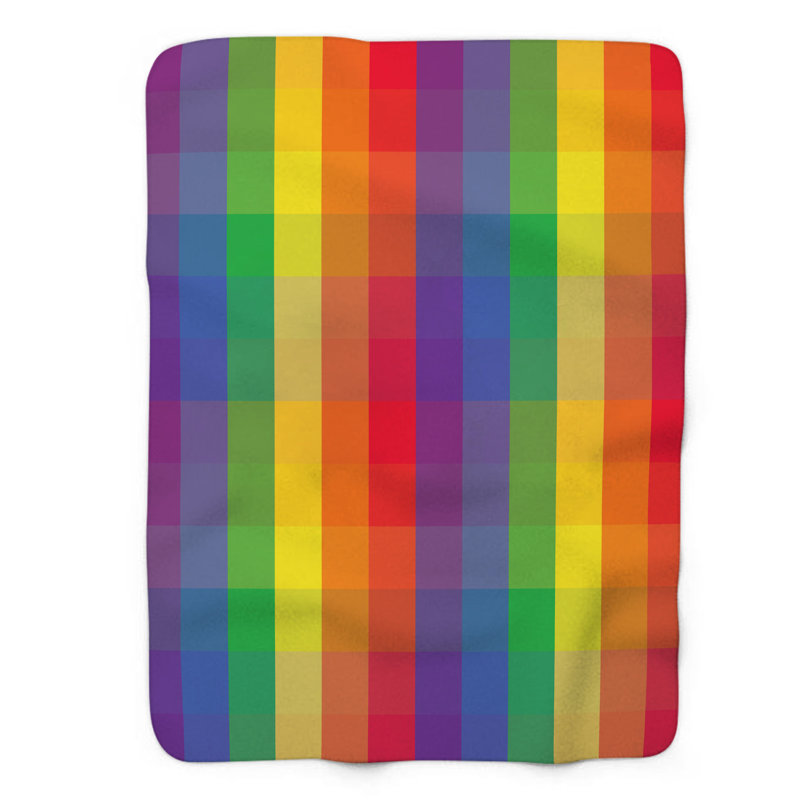 Funky Arc - 1 Piece Premium Blanket, Twin