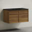 Meuble-lavabo mural 36 po en chêne brun avec comptoir noir St. Tropez-1453709396-1453709397-1453709399