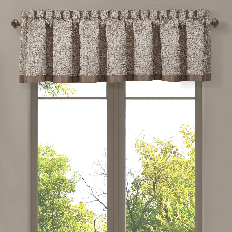 Cracked Ice Window Straight Valance