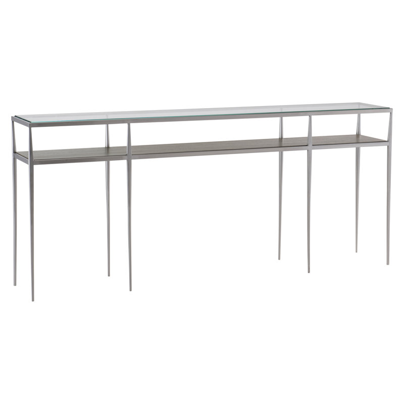 Cornelia 72'' W Glass Console Table