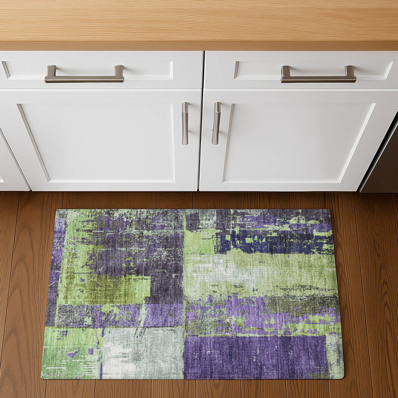 Premium Machine Washable Chelston AMF1866 Abstract Rug, Rectangle 1'8" x 2'6"
