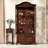 Nut-brown Solid Wood+Glass Display Cases