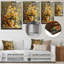 Jaune et blanc, charme féminin, jonquilles - décoration murale jonquilles-2123289820-2123289821
