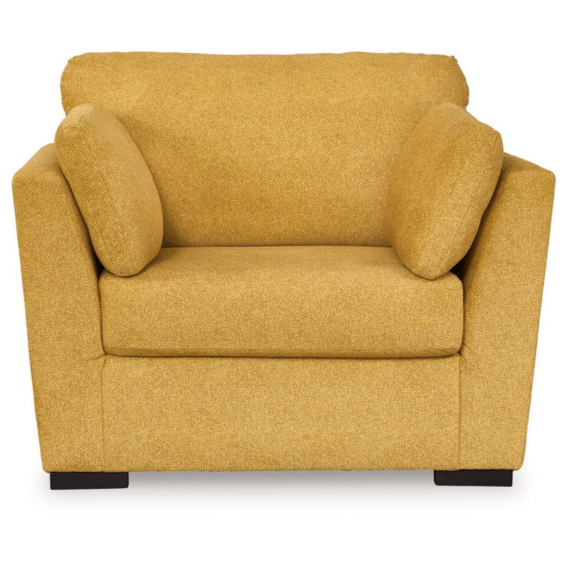 Owlex Upholstered Accent Chair, Blue Polyester
