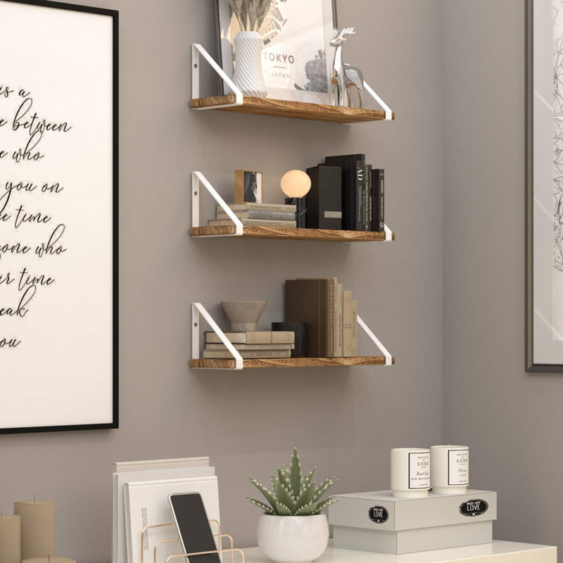 Cianah 3 Piece Tiered Wood Tiered Shelf