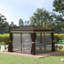 Pavillon de jardin permanent en métal L 10 pi. D Pavillon de jardin-102176854