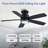 Flush Mount Ceiling Fan With Led Lights And Remote Control-1909110798-1909110793