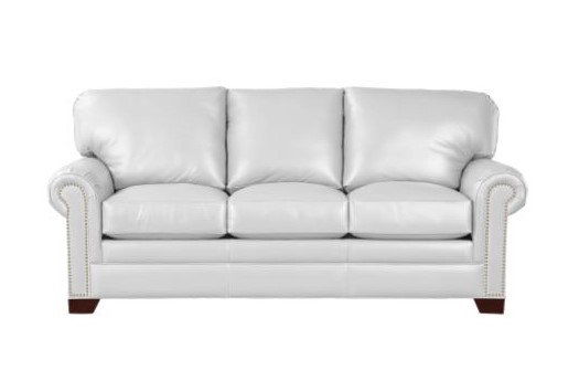 Copola Sofa, Blue Genuine Leather