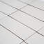 Allegro Carreaux de sol et de mur en porcelaine bleu poussiéreux brillant 2x6 po (5,33 pi²/boîte, paquet de 66)-139322236