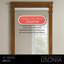 Miroir en bois Frank Lloyd Wright USONIA Harmony 22-123227538-123227539