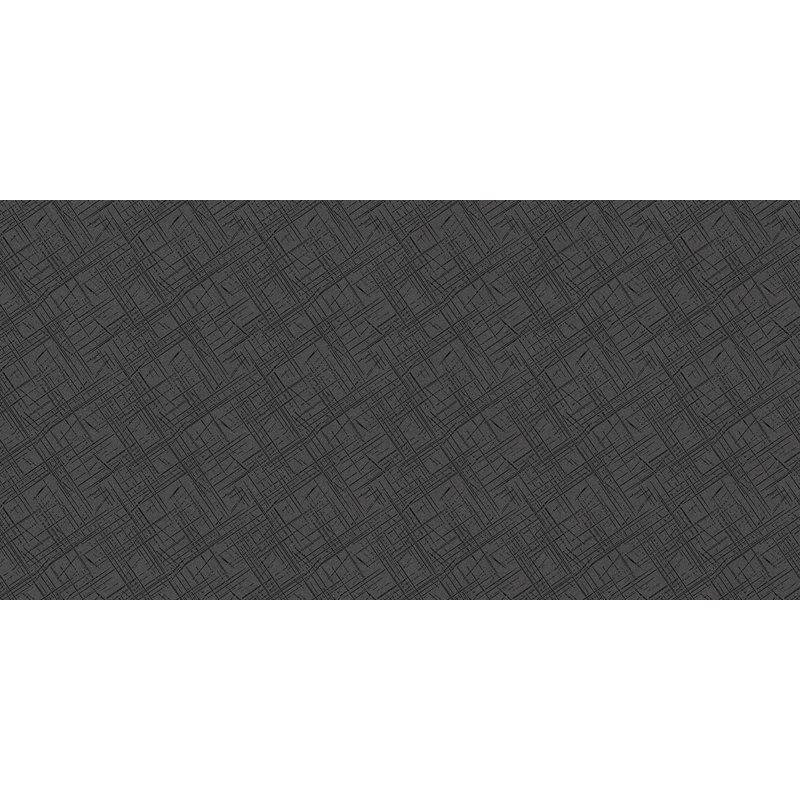 Seiko Fame 3-D Porcelain Tile In 24X48, Black