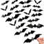 20 pièces de décorations d'Halloween en forme de chauves-souris 3D