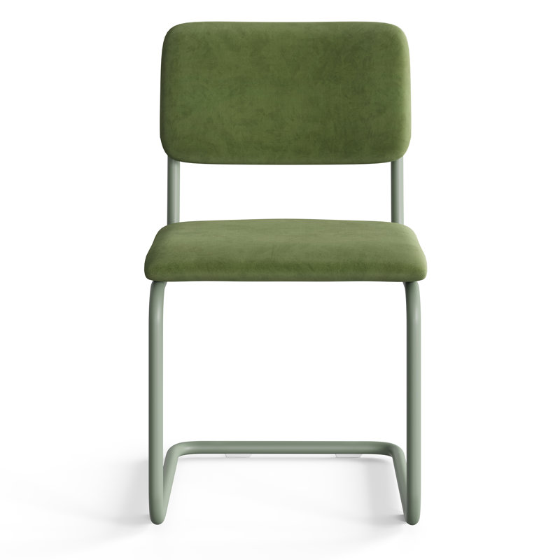 Walsh Tonal Velvet Dining Chair, Bella Forest