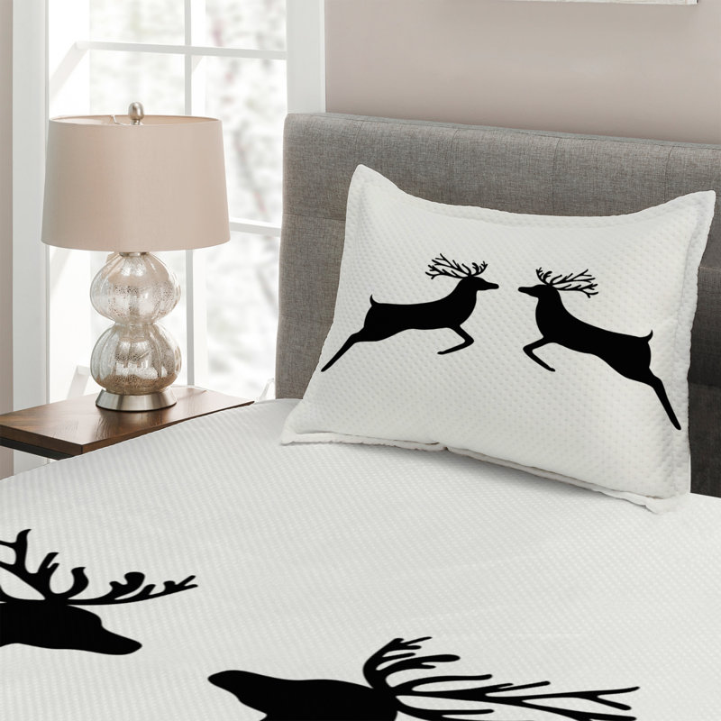 Rustic Polyester Coverlet, Twin Bedspread + 1 Sham