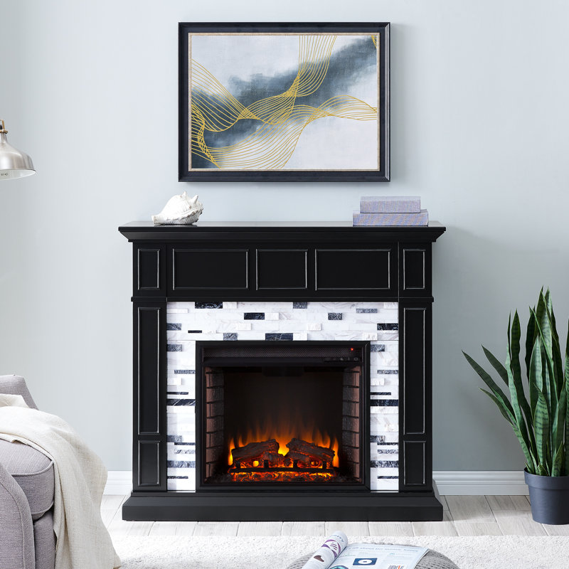 Toddington Electric Fireplace, 20" H x 23.75"  W x 8.25" D