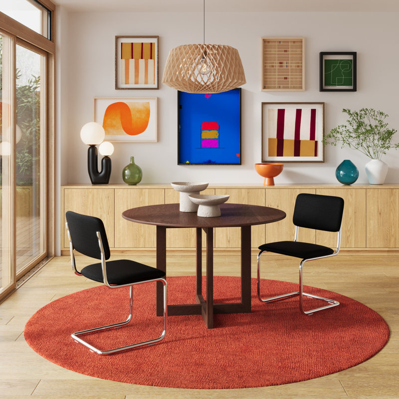 Eleana 47" Dining Table, Walnut