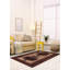 Tapis brun clair Rizbaft 2 pi 11 po x 4 pi 6 po