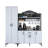 Modern Multi-Purpose Cabinet, White, 70.9 x 78.1 x 15.7 inches | 100% Melamine Coated E1 Quality Chipboard, Thickness: 0.7 inches | Stylish Storage Solution for Home & Office, Durable & Elegant Design