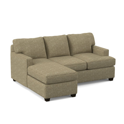 80.5" Wide Reversible Modular Sofa & Chaise with Ottoman