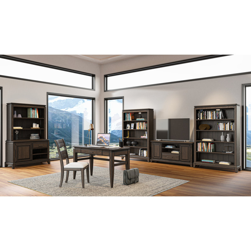 Two Shelf Bookcase Hutch For Organized And Stylish Storage Solution