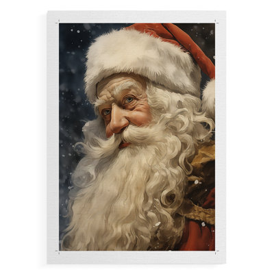 Christmas Holiday Art D -Canvas Print Only - NOT FRAMED