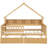 Full Size House Bed with LED, Storage Shelves, Drawers & Guardrail – Pine Wood Kids Bed, Natural-914575657