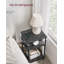 Alce End Table with Built-In Outlets-394266545