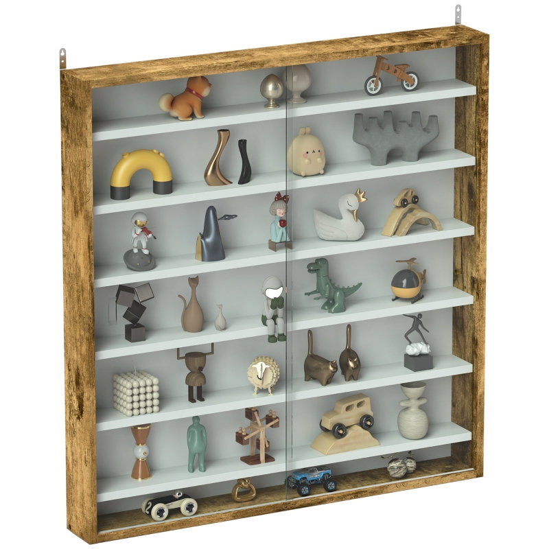 Display Cabinet, Brown/White