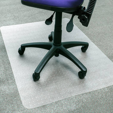 ES Robbins Extra High Pile Carpet ChairMat, Rectangle 72x96 Straight Edge