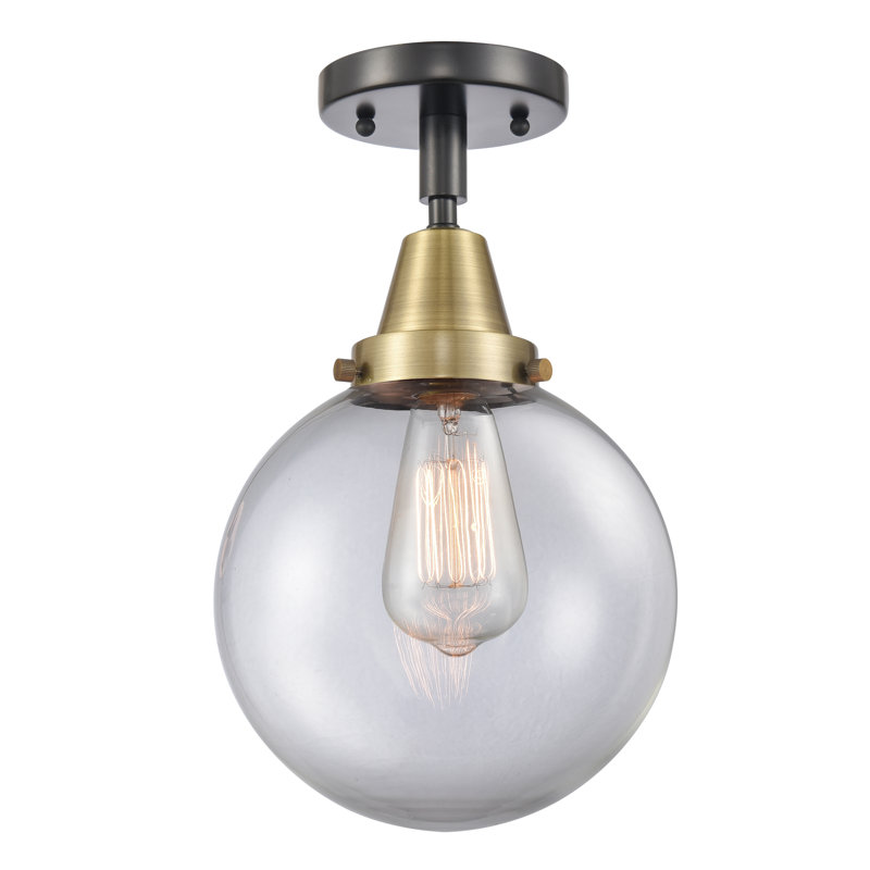 Plafonnier encastré Alphonsa, Ampoule non incluse, Oui, Laiton antique noir