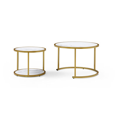 Ensemble de 2 tables gigognes Lazarria