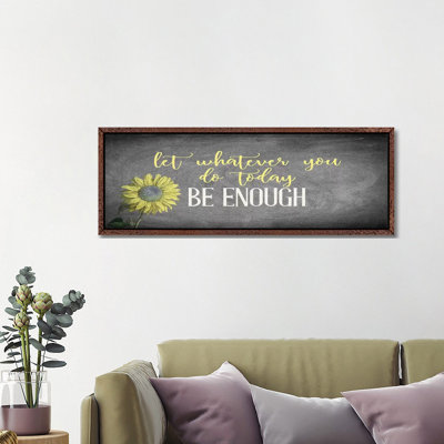 Enough II by Kimberly Allen - Panoramic Print on Canvas