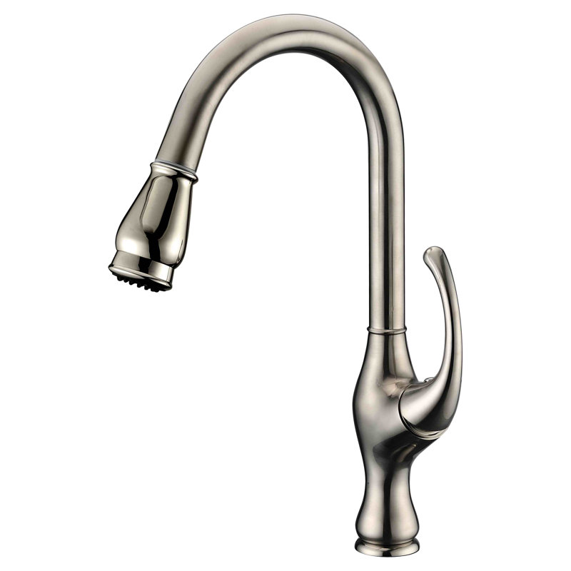 Dawn USA Pull Out Kitchen Faucet, Brushed Nickel