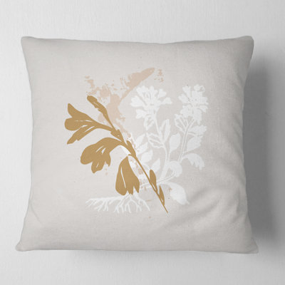 Floral Throw Pillow