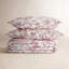 Iria Red/White Standard Cotton Reversible Quilt Set-30022585