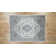 Emanuel Machine Woven Flatwave Cream and Grey Non Skid Backing Polyester Rug