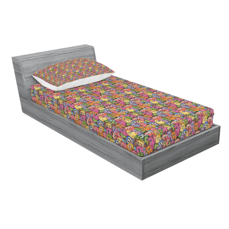 Microfiber Sheet Set, Twin XL Sheet Set with Fitted Sheet