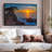 Golden Sun Above Pebble Beach Canvas Print-102358364