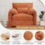 Fauteuil surdimensionné avec accoudoirs confortables Mid-Century-725502263