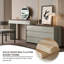 Meuble-lavabo extensible 47,24 po gris