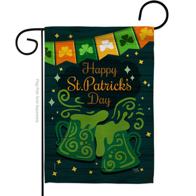 Drapeau de jardin en polyester 18,5 x 13 po Avo